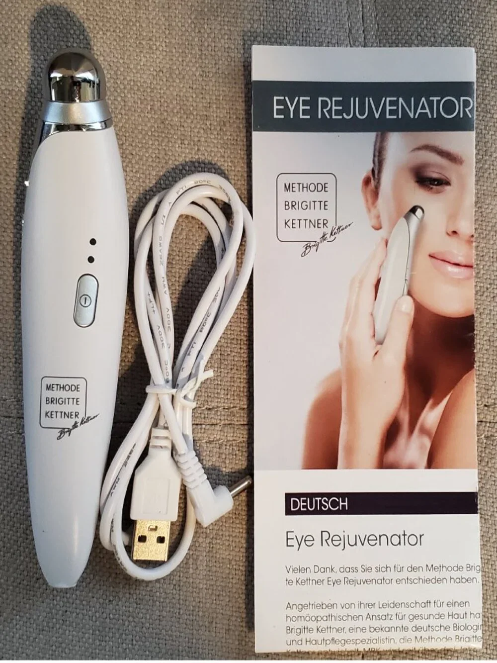 NEW Methode Brigitte Kettner Eye Rejuvenator Microcurrent Device